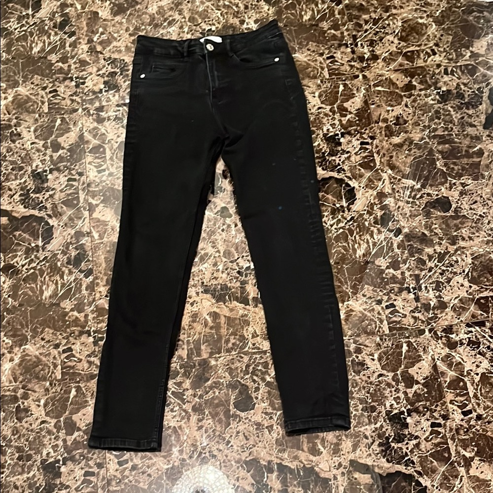 Zara Black Denim Pants